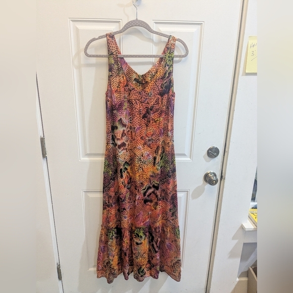 NWT Peruvian Connection Colorful Patterned Tigerlily Dress - Picture 2 of 6